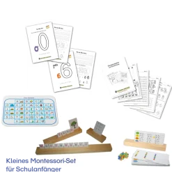 Kleines Montessori-Set für Schulanfänger
