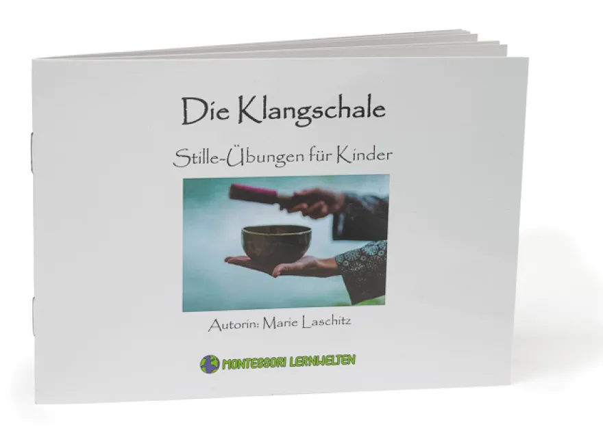 Kleine Tibenatische Klangschale mit Buch als Download
