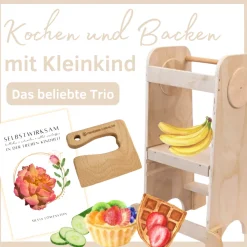 Kochen und Backen mit Kleinkind: Das beliebte Trio
