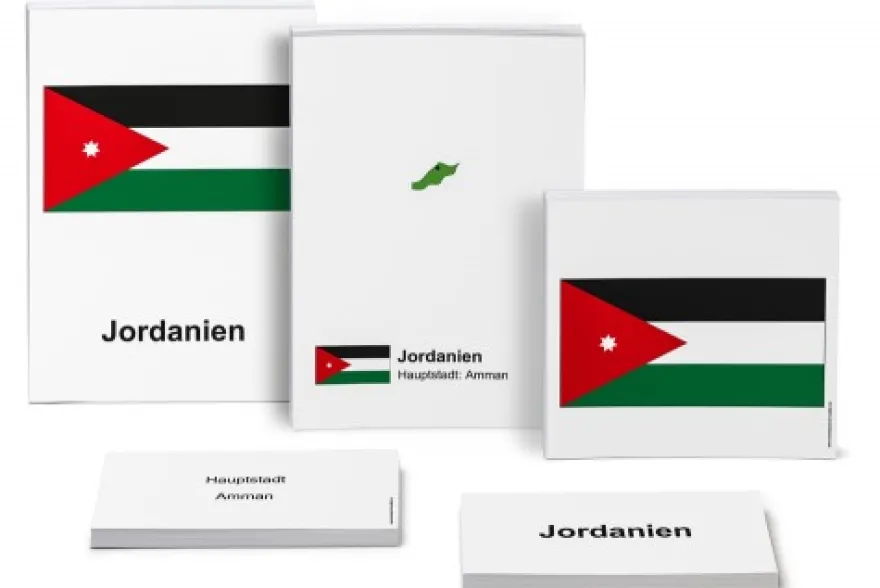 Legematerial und Karteikarten - Länder, Fahnen und Hauptstädte von Asien (DOWNLOAD)