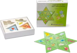 4 Legesterne im Set - Vier Jahreszeiten (DOWNLOAD)