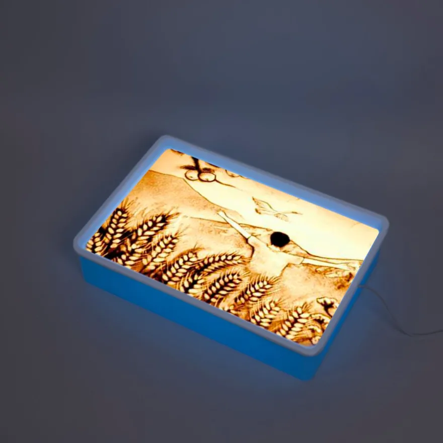 Leuchtsandkasten - Der Lichttisch mit Sand und Zubehör