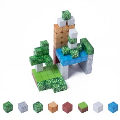 Magnetische Bausteine - Set mit 96 Teilen