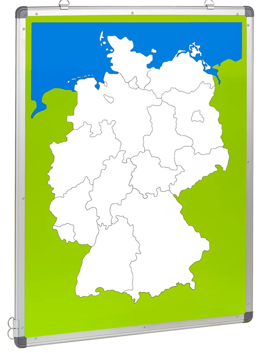 Magnetische Europa- und Deutschlandkarte