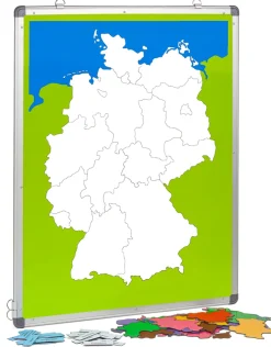 Magnetische Europa- und Deutschlandkarte
