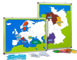 Magnetische Europa- und Deutschlandkarte