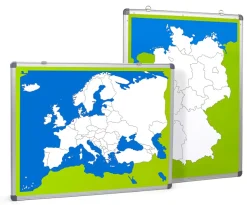 Magnetische Europa- und Deutschlandkarte