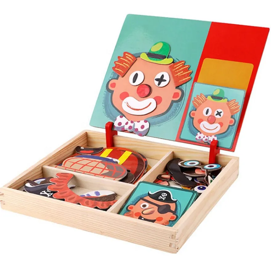 Magnetisches Gesichterpuzzle