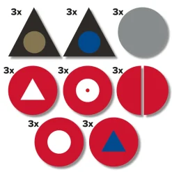Magnetische Wortartensymbole Teil 2