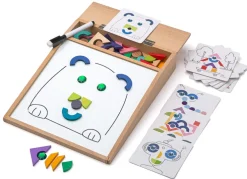 Magnetische Zeichentafel mit Figuren