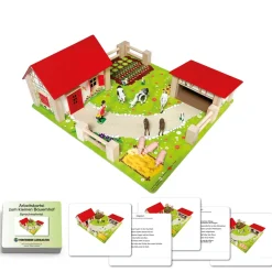 Montessori Bauernhof mit Arbeitskartei