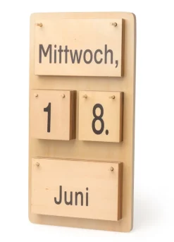 Montessori Dauerkalender aus Holz