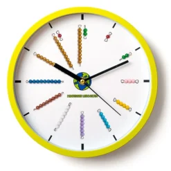 Montessori Perlenstäbchen-Uhr