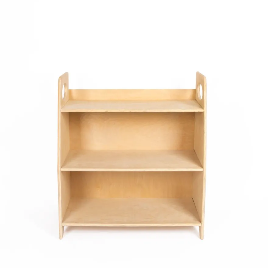 Montessori-Regal aus Holz - abwischbare Premiumqualität