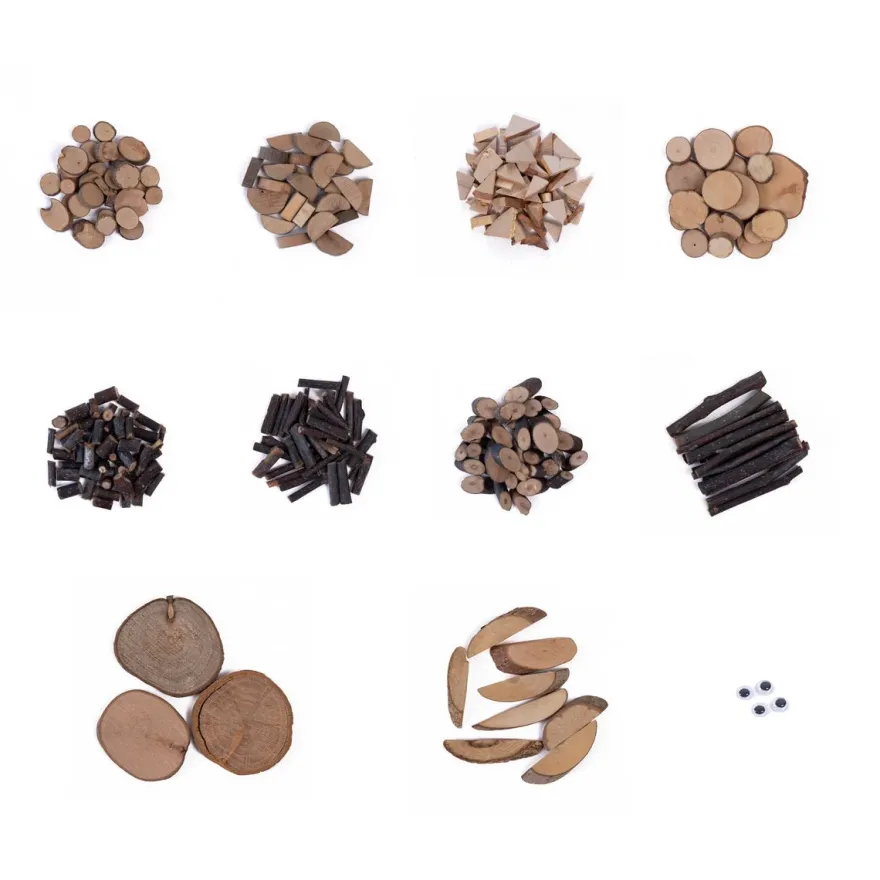 Naturholz-Set zum Basteln