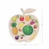 Obst-Puzzle aus Holz
