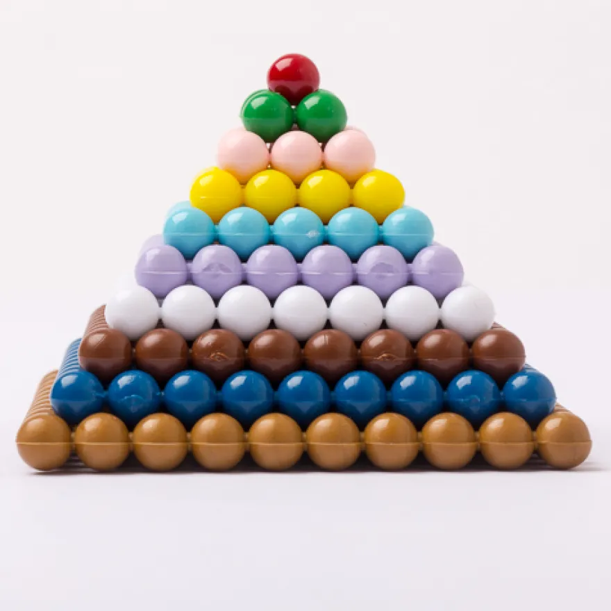 Perlenpyramide 1x1 bis 10x10