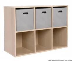 Regal mit 6 Fächern