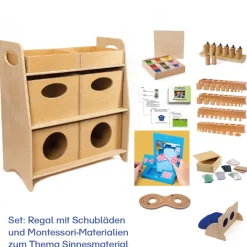 Regal Sinnesmaterial - ab 3 Jahren