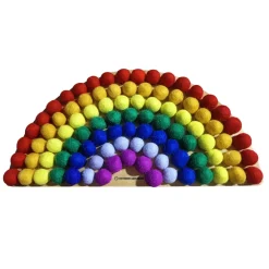 Regenbogenbrett mit Farbmulden