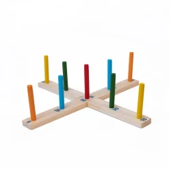 Ringwurfspiel aus Holz