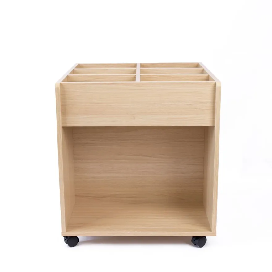 Rollendes Bücherregal