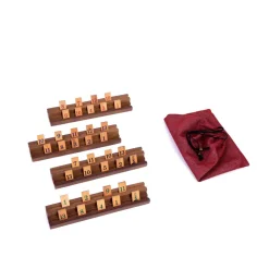 Rummy Cup Brettspiel - Familienspiel mit 108 Spielsteinen für 2 bis 4 Spieler