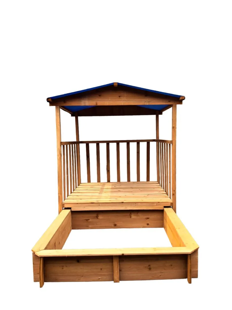 Sandkasten mit Sonnendach