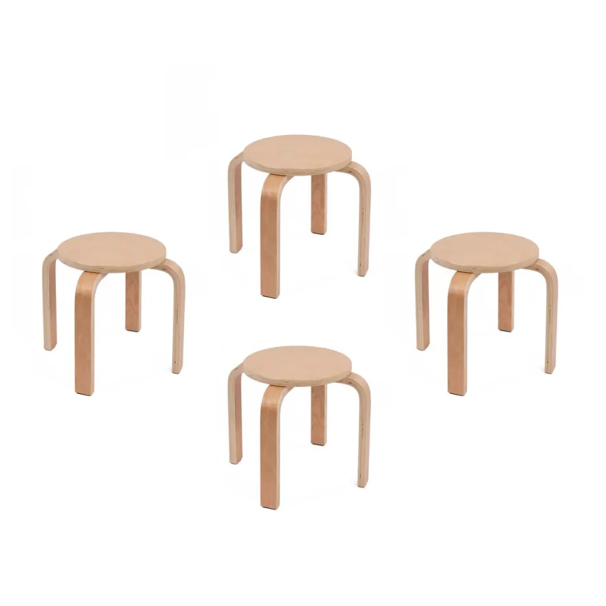 Stapelhocker - 4er Set