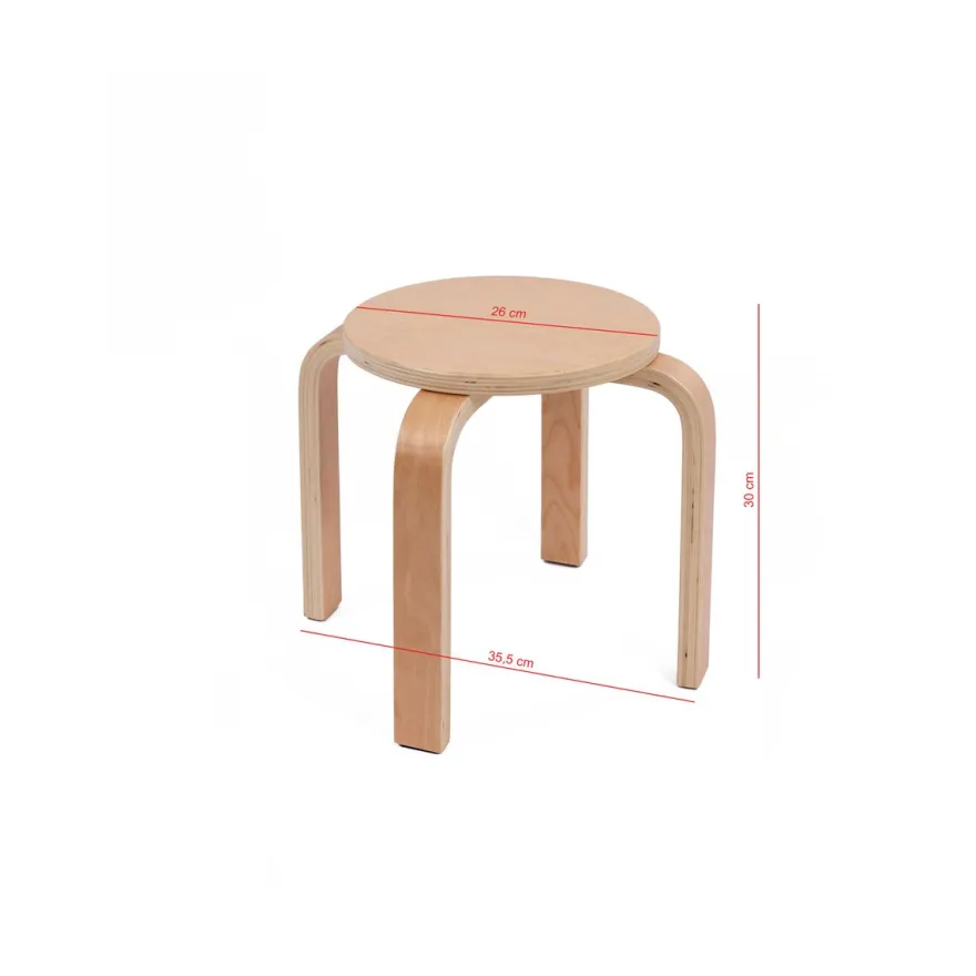 Stapelhocker - 4er Set