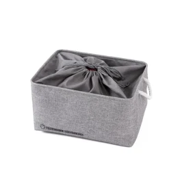 Stoffbox in Leinenoptik XL 45 x 35 x 25 cm