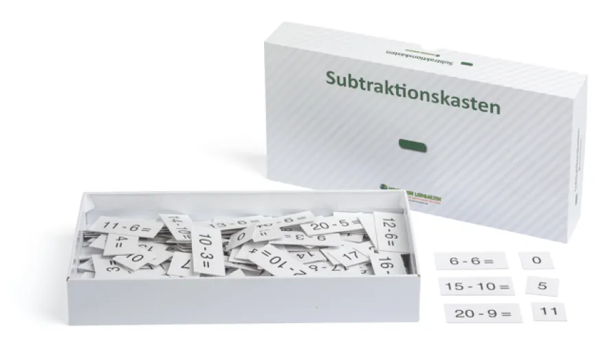 Subtraktionskasten mit Kontrolltafel