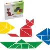 Tangramsatz - 4 farbige Tangram-Spiele, 28-teilig