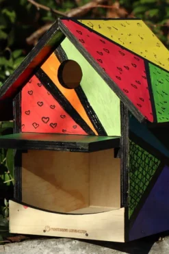 Vogelhaus - Nistkasten als Holzbausatz für Kinder