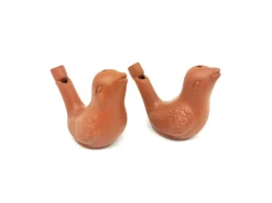 Vogelwasserpfeife aus Ton