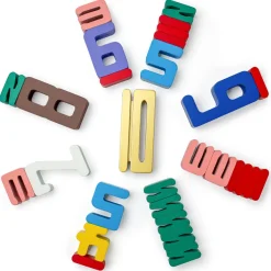 Zahlenbausteine in den Montessori-Farben