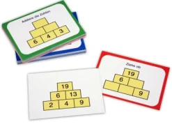 Zahlenmauerkarten , 36-teiliges Set